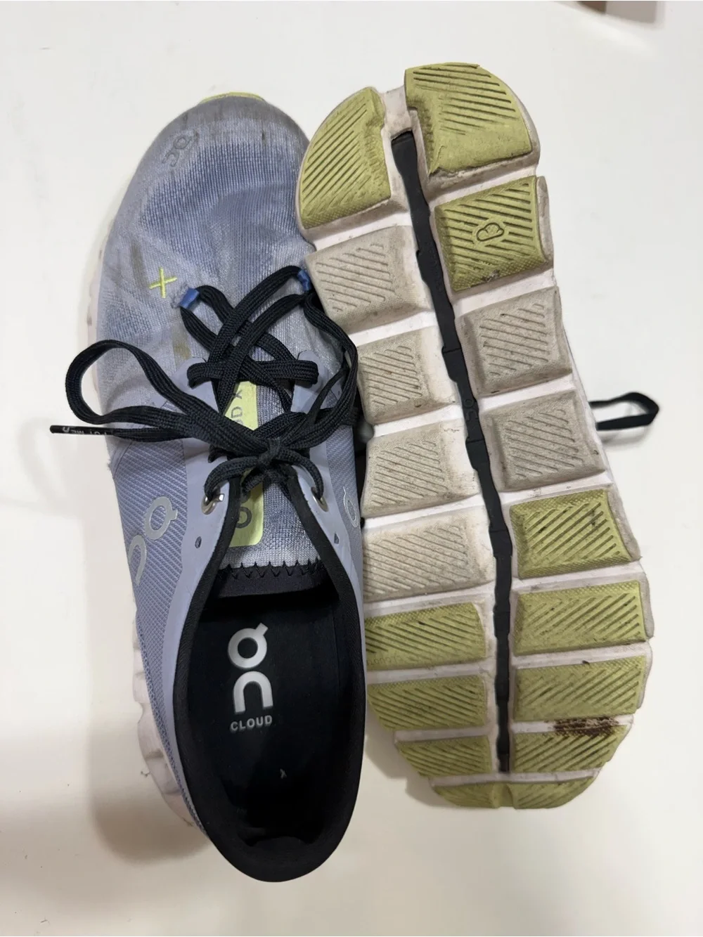 On Cloud X 3 Blue Lilac Nimbus Running Sneakers Size 11